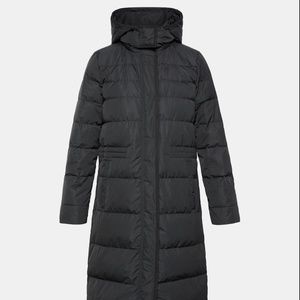 NEW Theory Norine Hooded Down Puffer Coat S